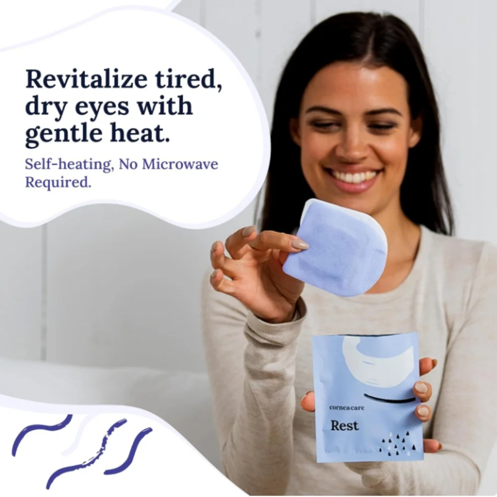 Cornea Care Rest Self-Heating Eye Masks, Pack of 6 NEW - Picture 7 of 14